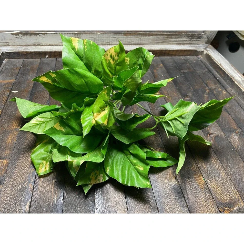 Artificial Pothos Plant Stem Faux Greenery Home Decor